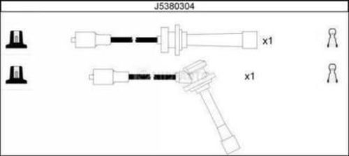 NIPPARTS Gyújtókábel készlet J5380304_NIP