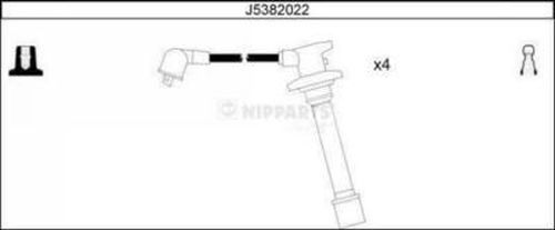 NIPPARTS Gyújtókábel készlet J5382022_NIP