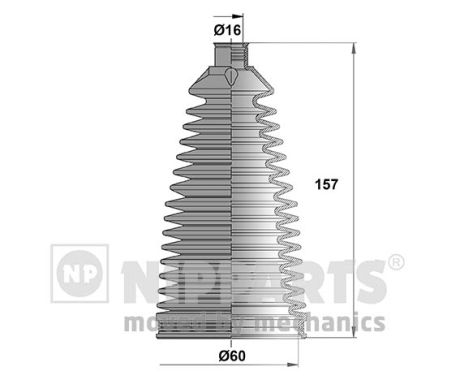 NIPPARTS Kormánymű porvédő készlet N2842045_NIP