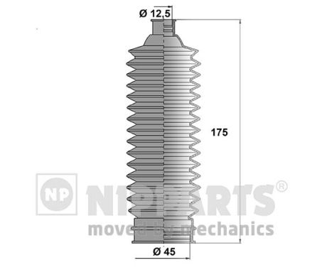 NIPPARTS Kormánymű porvédő készlet N2844023_NIP