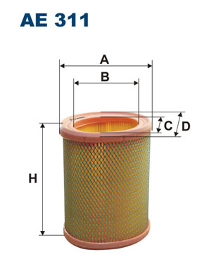 FILTRON Levegőszűrő AE311_FIL