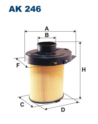 FILTRON Levegőszűrő AK246_FIL