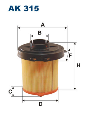 FILTRON Levegőszűrő AK315_FIL