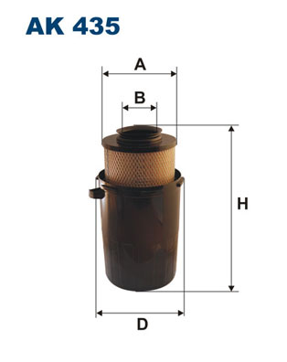 FILTRON Levegőszűrő AK435_FIL