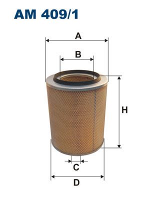 FILTRON Levegőszűrő AM409/1_FIL