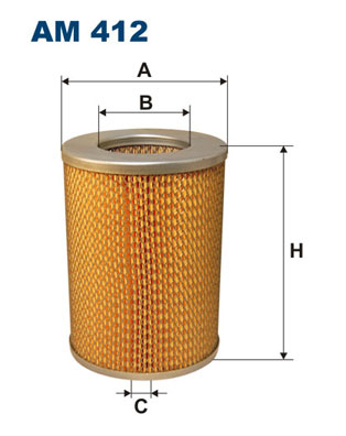 FILTRON Levegőszűrő AM412_FIL