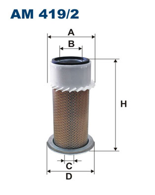 FILTRON Levegőszűrő AM419/2_FIL