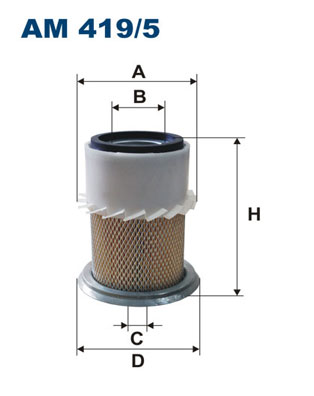 FILTRON Levegőszűrő AM419/5_FIL