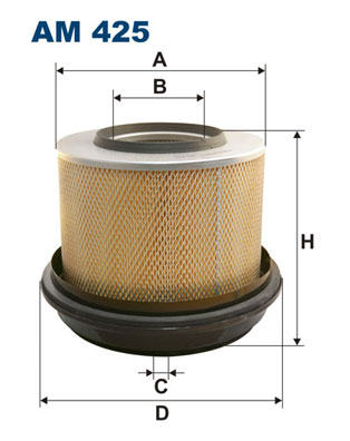 FILTRON Levegőszűrő AM425_FIL