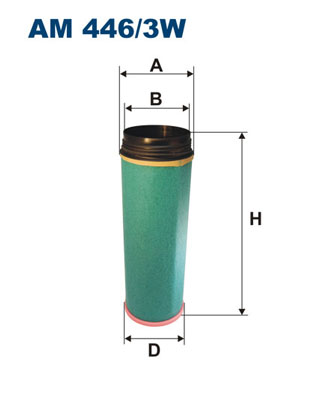 FILTRON Levegőszűrő, másodlagos AM446/3W_FIL