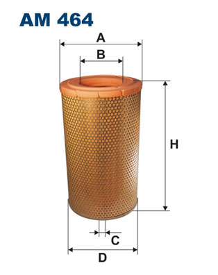 FILTRON Levegőszűrő AM464_FIL