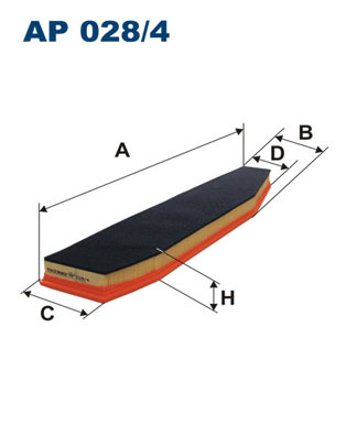 FILTRON Levegőszűrő AP028/4_FIL