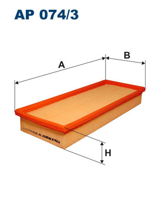 FILTRON Levegőszűrő AP074/3_FIL