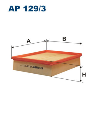 FILTRON Levegőszűrő AP129/3_FIL