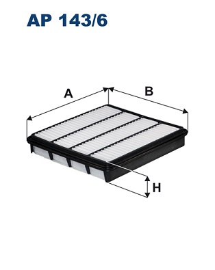 FILTRON Levegőszűrő AP143/6_FIL