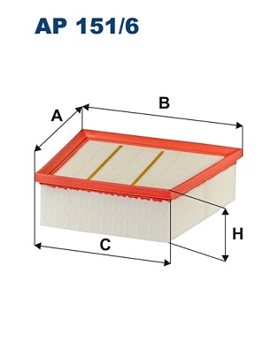 FILTRON Levegőszűrő AP151/6_FIL