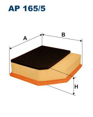 FILTRON Levegőszűrő AP165/5_FIL