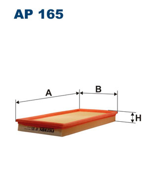 FILTRON Levegőszűrő AP165_FIL