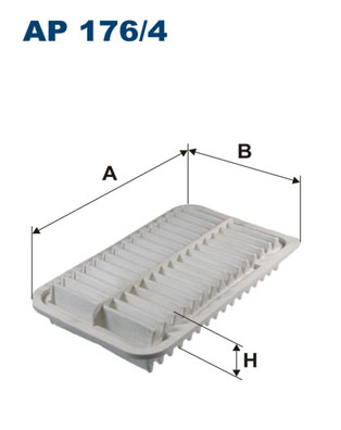 FILTRON Levegőszűrő AP176/4_FIL