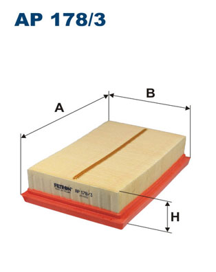 FILTRON Levegőszűrő AP178/3_FIL
