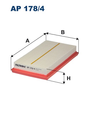 FILTRON Levegőszűrő AP178/4_FIL