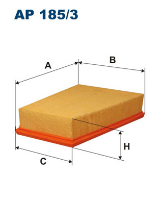 FILTRON Levegőszűrő AP185/3_FIL