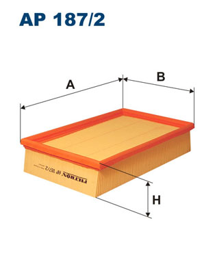 FILTRON Levegőszűrő AP187/2_FIL