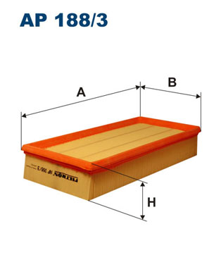 FILTRON Levegőszűrő AP188/3_FIL