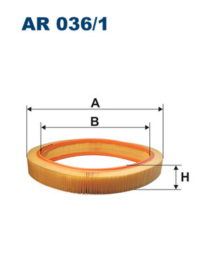 FILTRON Levegőszűrő AR036/1_FIL