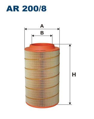 FILTRON Levegőszűrő AR200/8_FIL