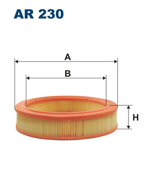 FILTRON Levegőszűrő AR230_FIL