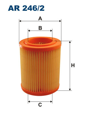 FILTRON Levegőszűrő AR246/2_FIL