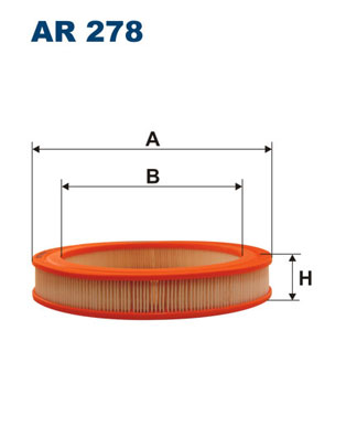 FILTRON Levegőszűrő AR278_FIL