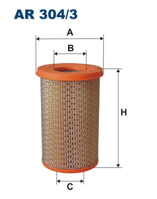 FILTRON Levegőszűrő AR304/3_FIL