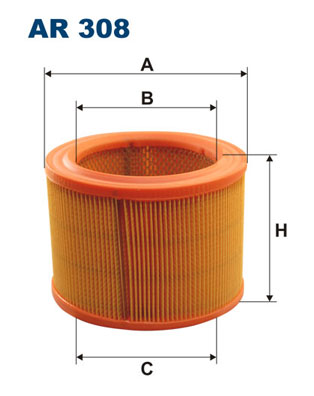 FILTRON Levegőszűrő AR308_FIL