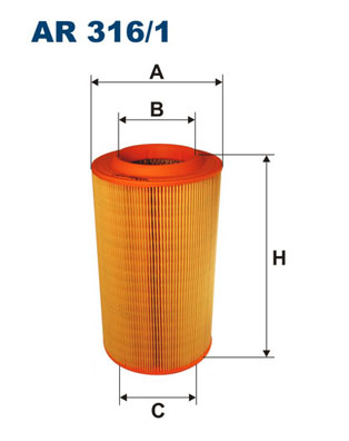 FILTRON Levegőszűrő AR316/1_FIL