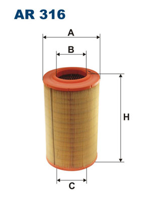 FILTRON Levegőszűrő AR316_FIL