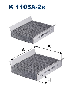 FILTRON Pollenszűrő K1105A-2X_FIL