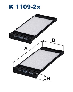 FILTRON Pollenszűrő K1109-2X_FIL