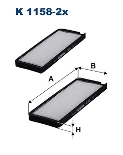 FILTRON Pollenszűrő K1158-2X_FIL