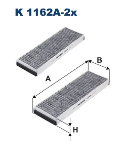 FILTRON Pollenszűrő K1162A-2X_FIL