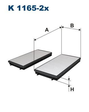 FILTRON Pollenszűrő K1165-2X_FIL