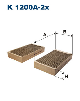FILTRON Pollenszűrő K1200A-2X_FIL