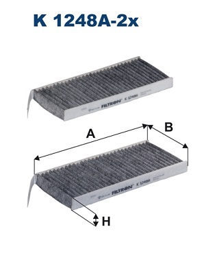 FILTRON Pollenszűrő K1248A-2X_FIL