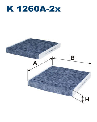 FILTRON Pollenszűrő K1260A-2X_FIL