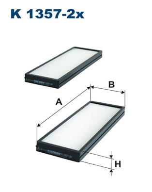 FILTRON Pollenszűrő K1357-2X_FIL