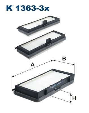 FILTRON Pollenszűrő K1363-3X_FIL