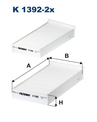 FILTRON Pollenszűrő K1392-2X_FIL