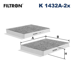 FILTRON Pollenszűrő K1432A-2X_FIL