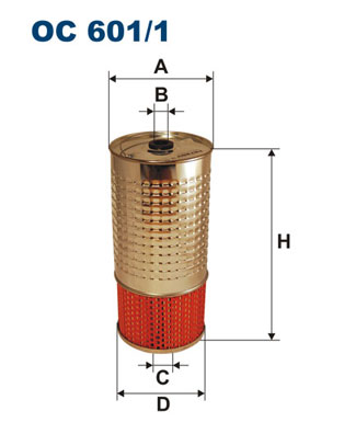 FILTRON Olajszűrő betét OC601/1_FIL